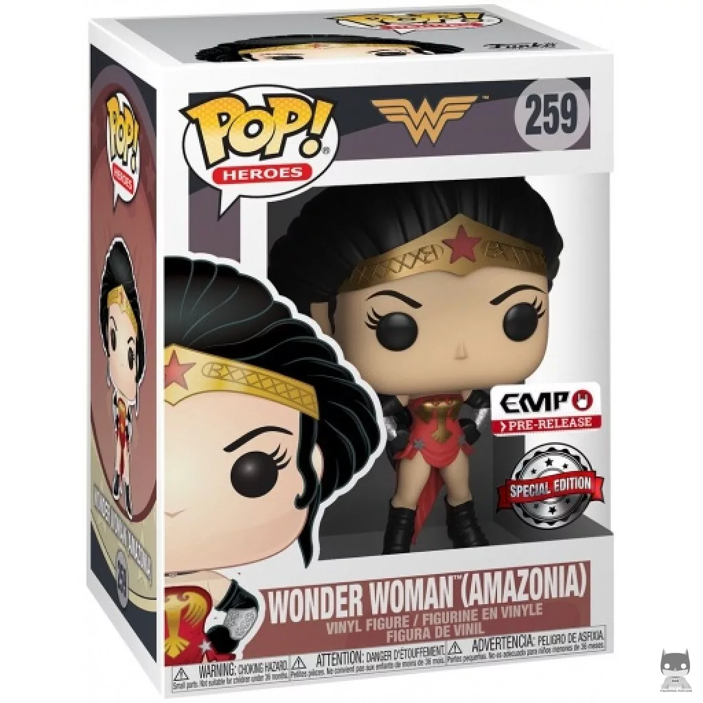 Figurine Funko POP Wonder Woman (Amazone) avec boîte