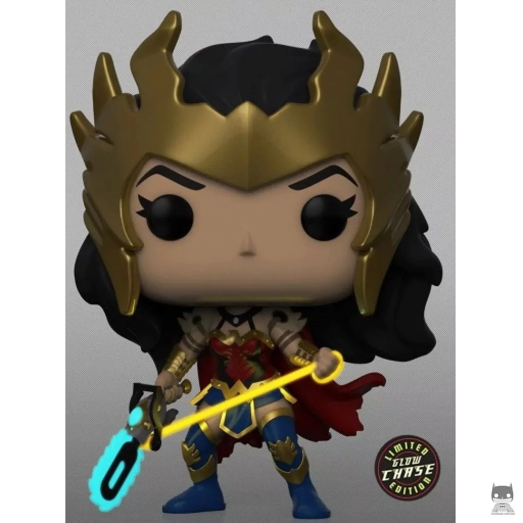Figurine Funko POP Death Metal Wonder Woman (Chase & Glow in the Dark) (Wonder Woman 80ème anniversaire)