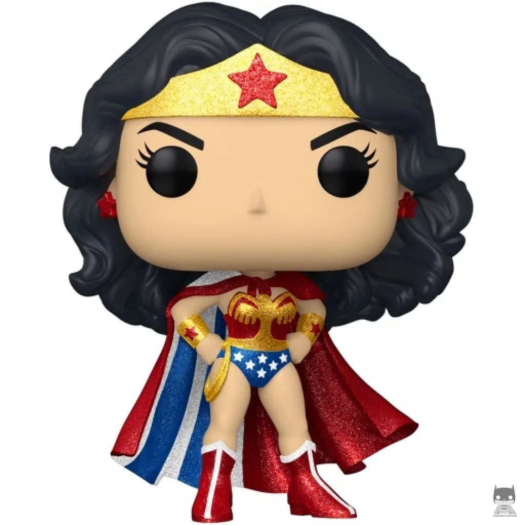 Figurine Funko POP Wonder Woman Classic avec Cape (Diamond Glitter) (Wonder Woman 80ème anniversaire)