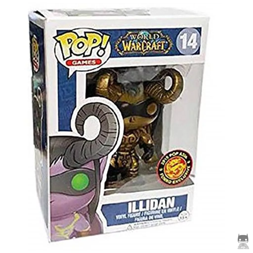 Figurine Funko POP Illidan (Gold) avec boîte