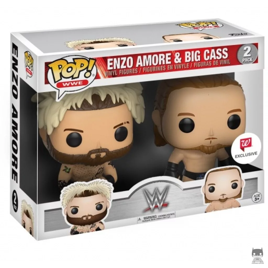 Figurine Funko POP Enzo Amore & Big Cass avec boîte