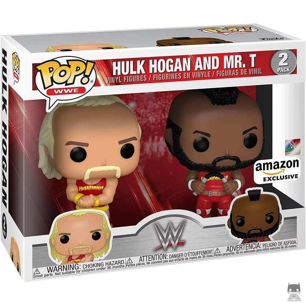 Figurine Funko POP Hulk Hogan & Mr. T avec boîte