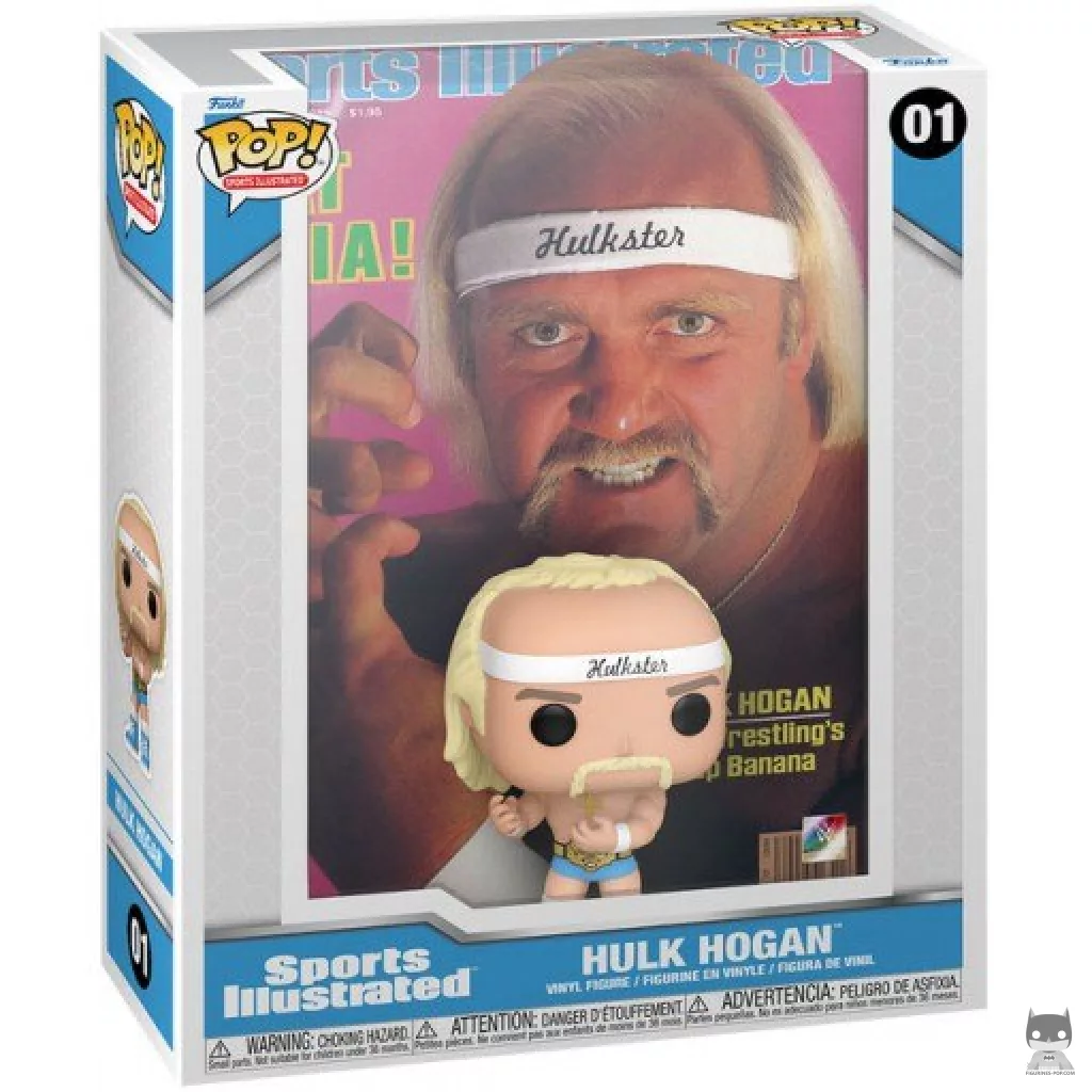 Figurine Funko POP Sports Illustrated Cover : Hulk Hogan avec boîte