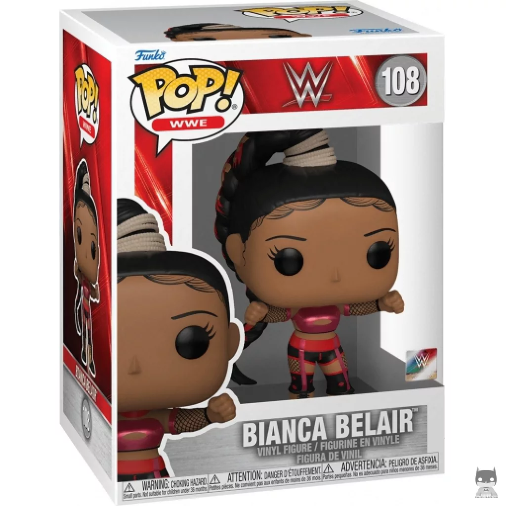 Figurine Funko POP Bianca Belair (Rouge) avec boîte