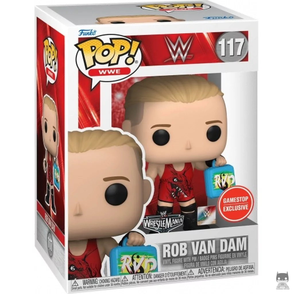 Figurine Funko POP Rob Van Dam avec boîte