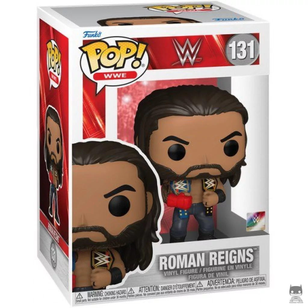 Figurine Funko POP Roman Reigns avec boîte