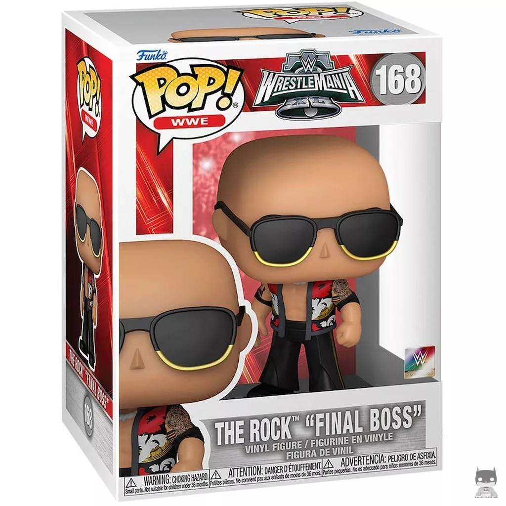 Figurine Funko POP The Rock (Final Boss) avec boîte