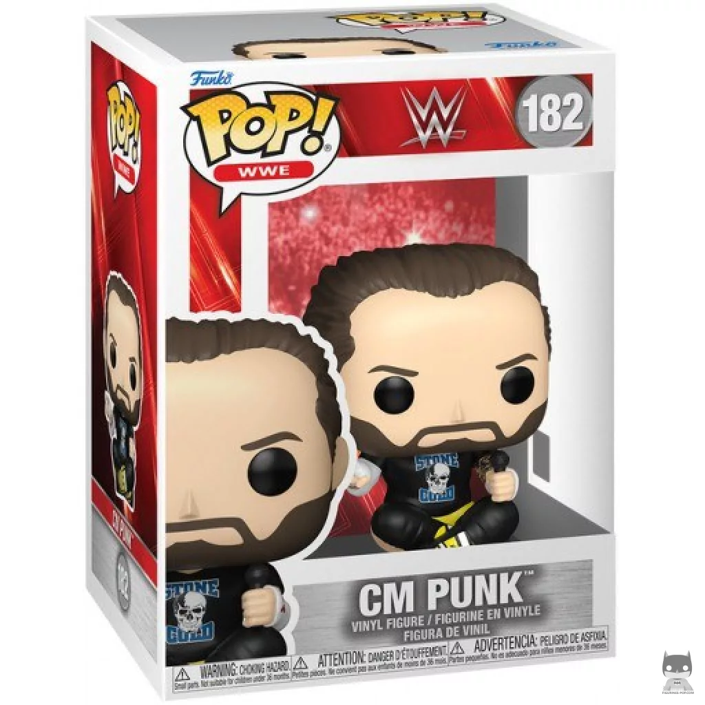 Figurine Funko POP CM Punk avec boîte