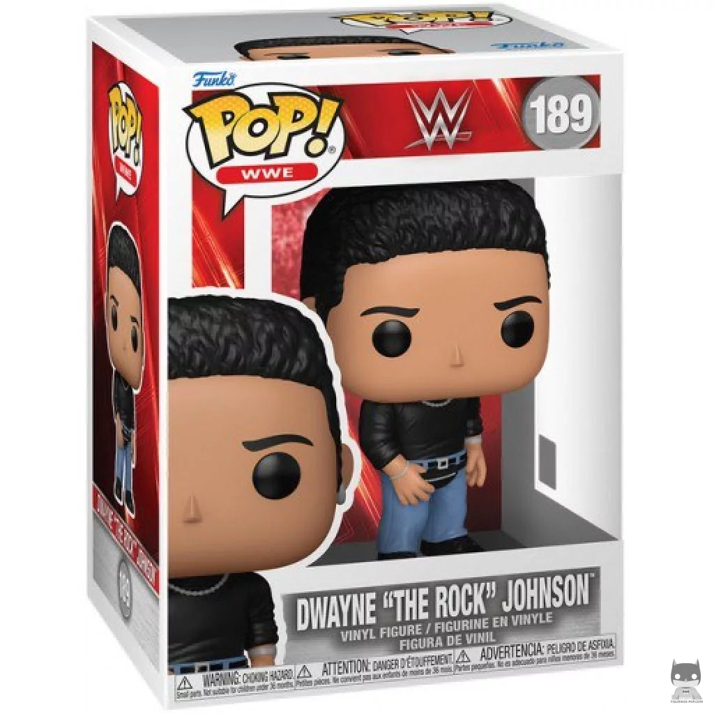 Figurine Funko POP Dwayne "The Rock" Johnson avec boîte