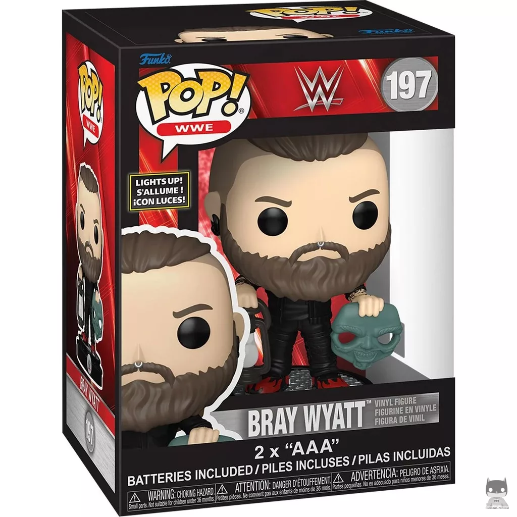 Figurine Funko POP Bray Wyatt (Lumières et son) avec boîte