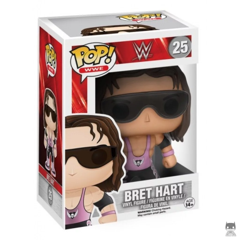 Figurine Funko POP Bret Hart avec boîte
