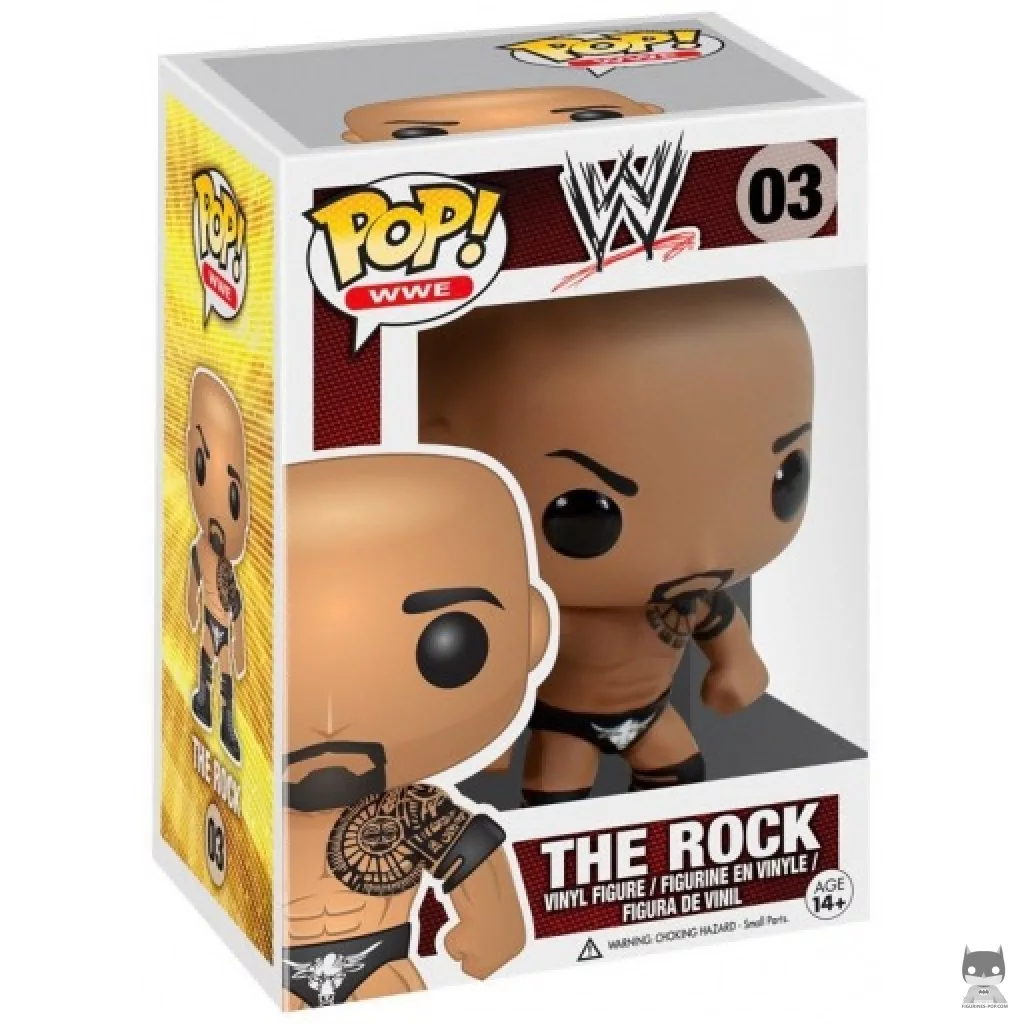 Figurine Funko POP Dwayne "The Rock" Johnson avec boîte
