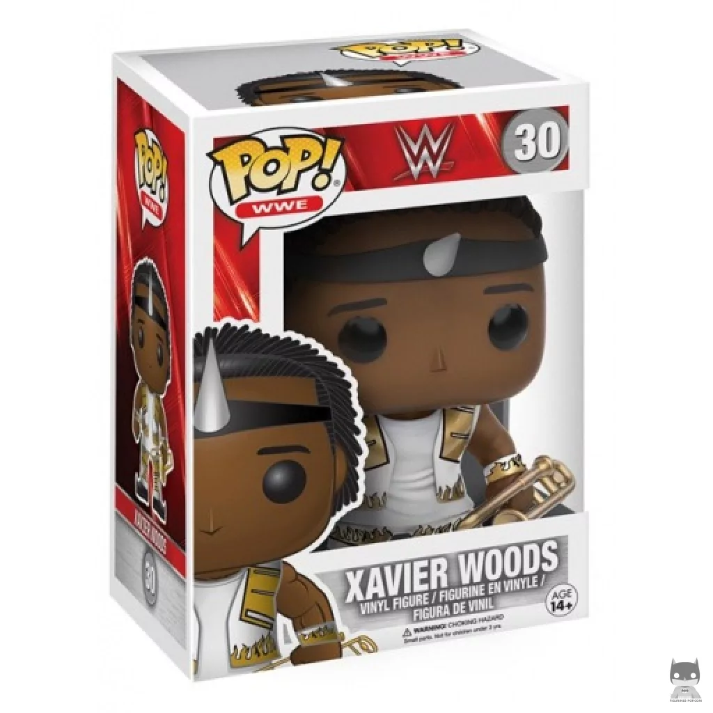Figurine Funko POP Xavier Woods (Or & Blanc) avec boîte