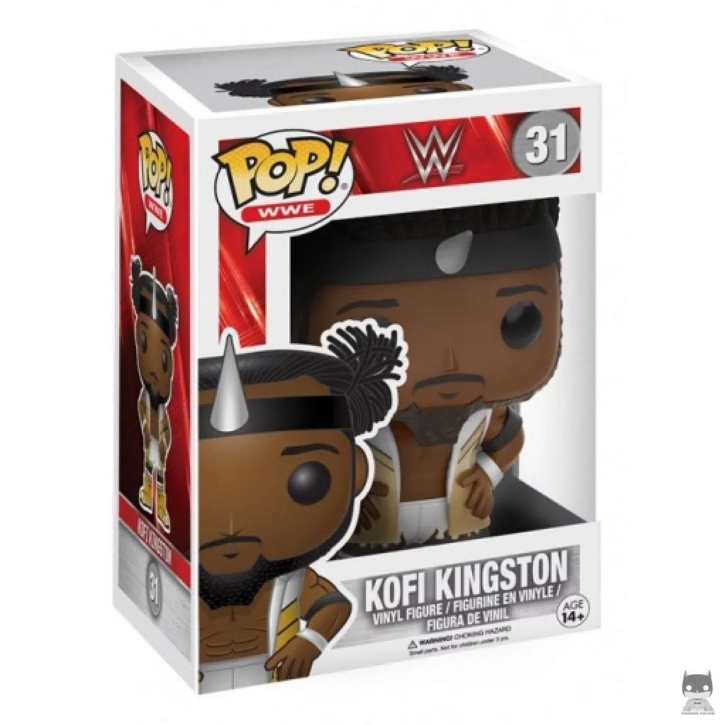 Figurine Funko POP Kofi Kingston avec boîte