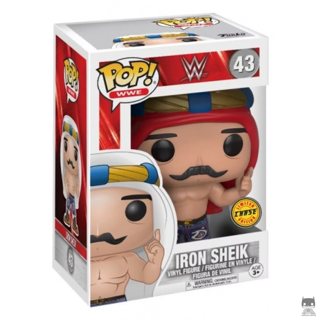 Figurine Funko POP Iron Sheik (Chase) avec boîte
