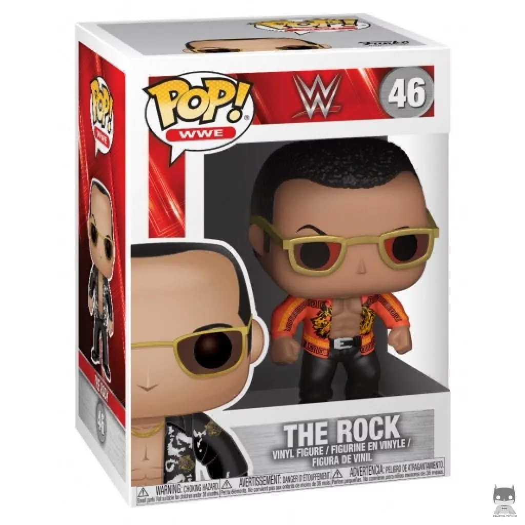 Figurine Funko POP Dwayne "The Rock" Johnson avec boîte