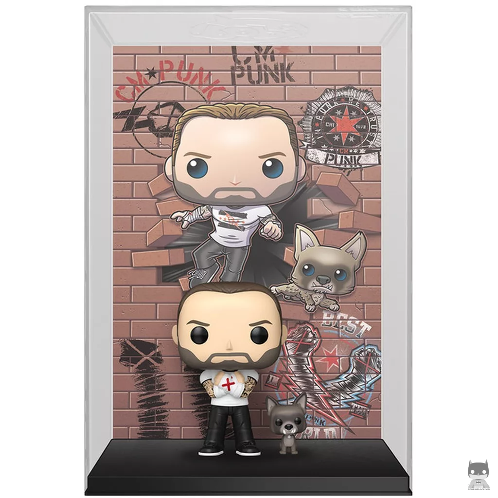 Figurine Funko POP CM Punk et Larry (Poster) (WWE)