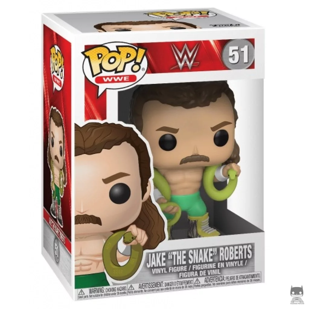 Figurine Funko POP Jake the Snake Roberts avec boîte