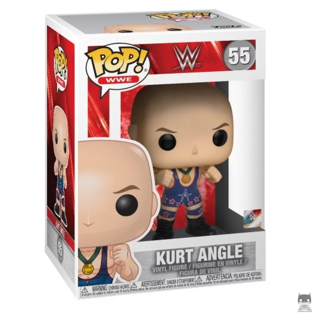 Figurine Funko POP Kurt Angle (tenue de Ring) avec boîte