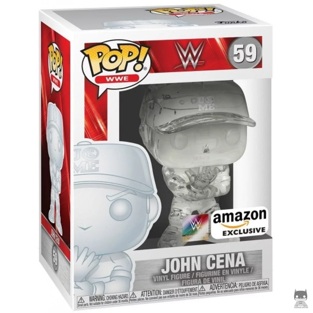 Figurine Funko POP John Cena (Invisible) avec boîte
