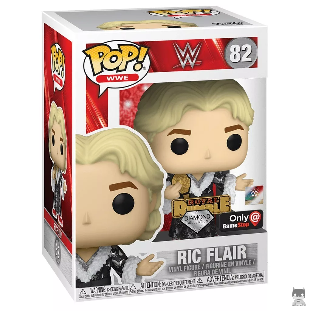 Figurine Funko POP Ric Flair (Diamond Glitter) avec boîte