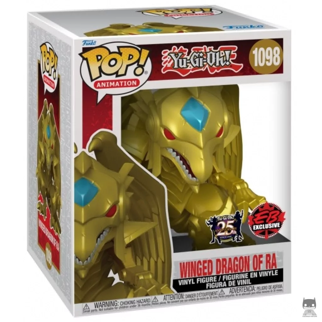 Figurine Funko POP Dragon Ailé de Ra (Metallic & Supersized) avec boîte