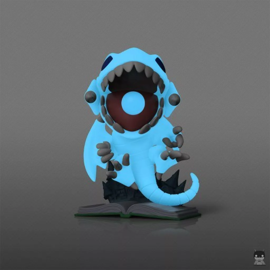 Figurine Funko POP Dragon Toon aux Yeux Bleus  (Glow in the Dark & Supersized) (Yu-Gi-Oh!)