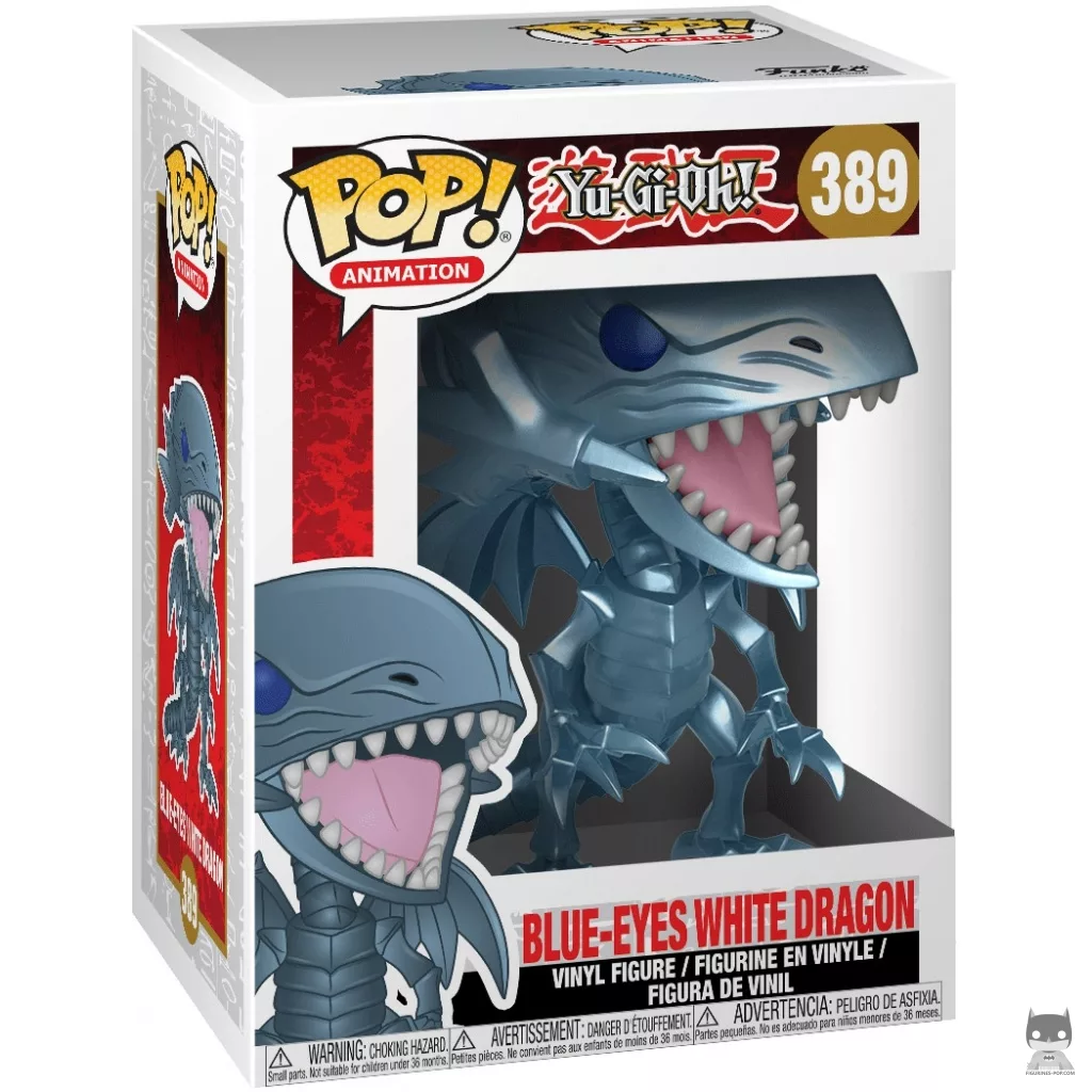 Figurine Funko POP Dragon Blanc aux Yeux Bleus avec boîte