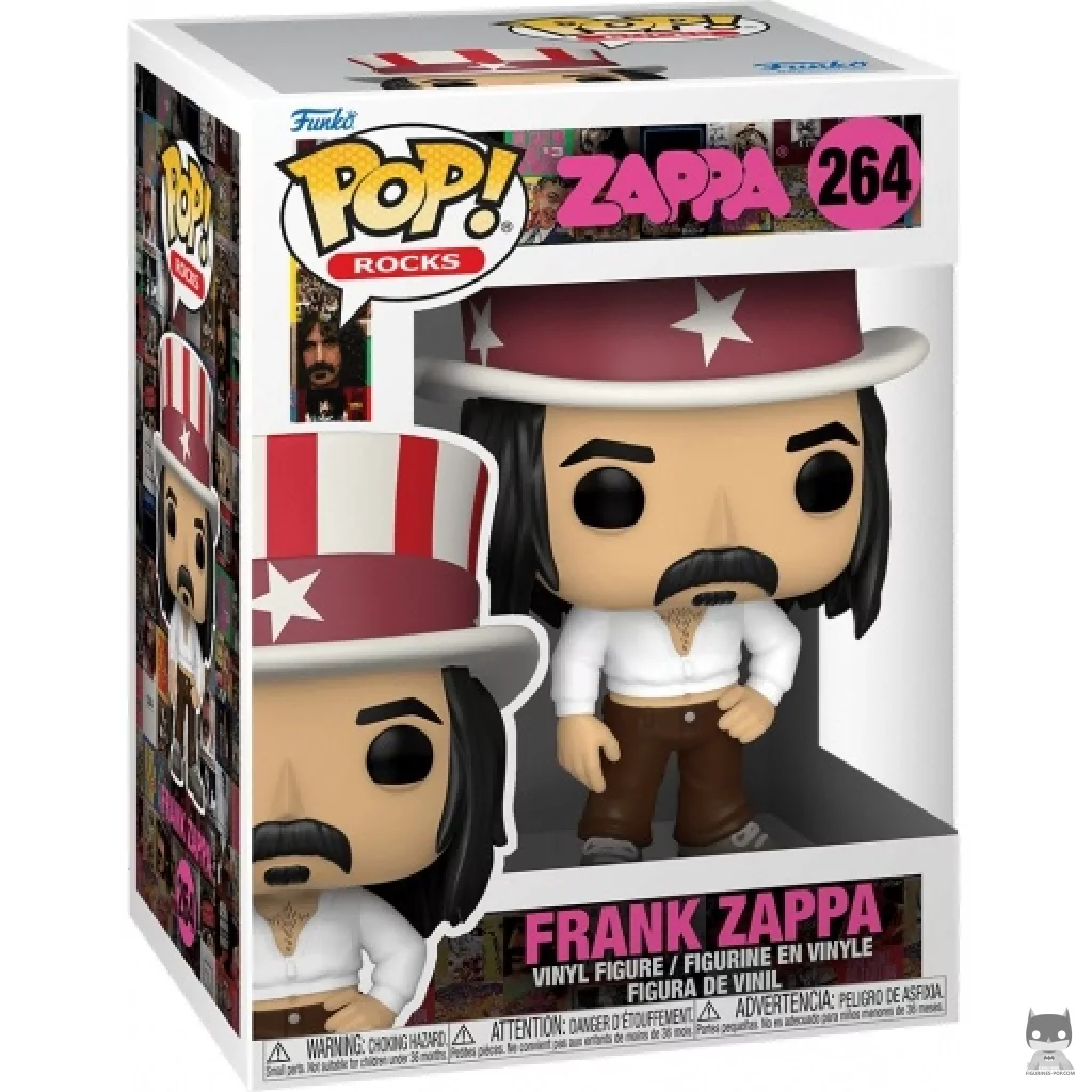 Figurine Funko POP Frank Zappa avec boîte