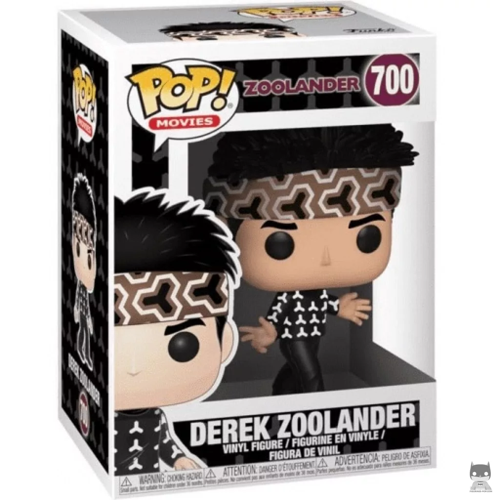 Figurine Funko POP Derek Zoolander avec boîte