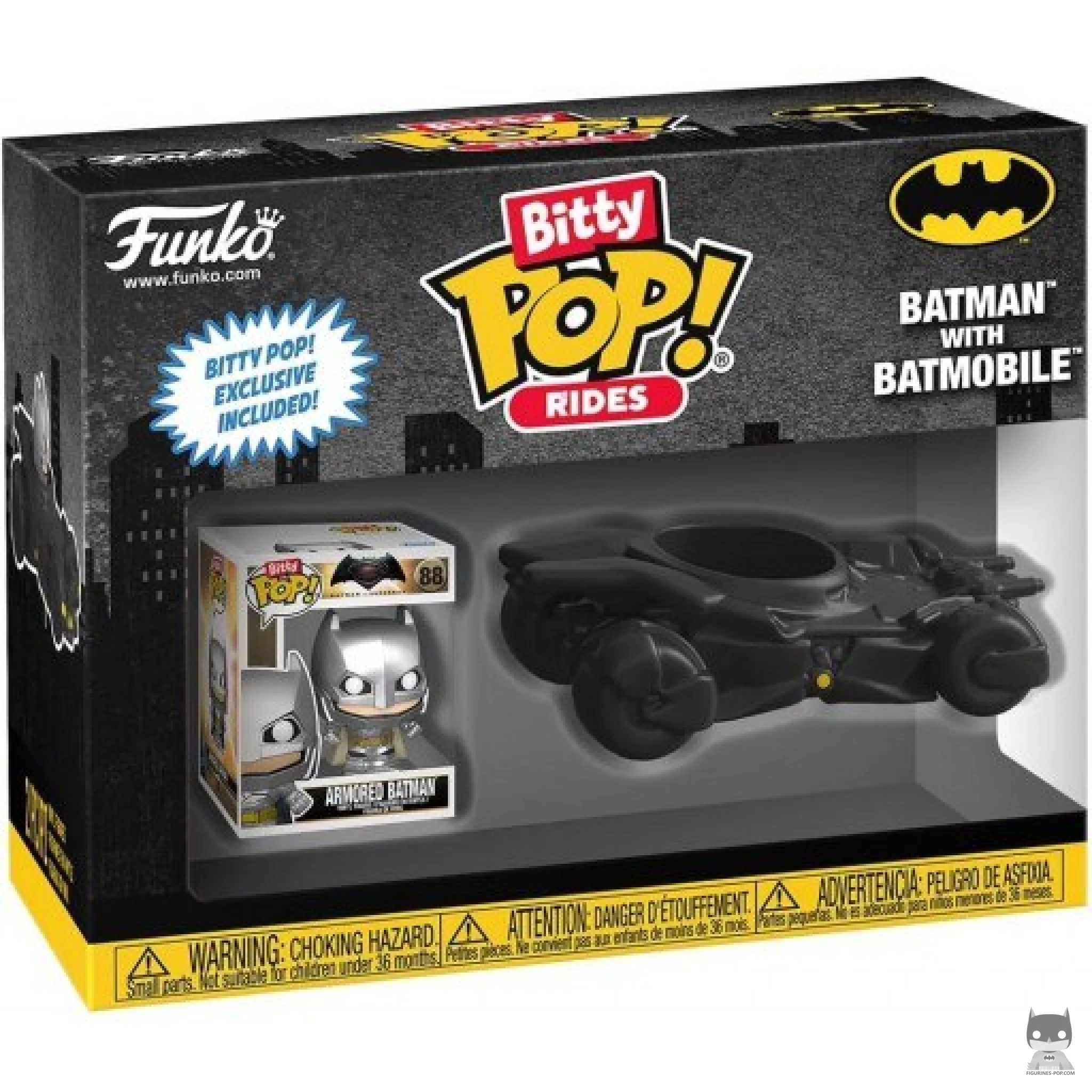 Figurine Funko POP Batman avec Bat Mobile avec boîte