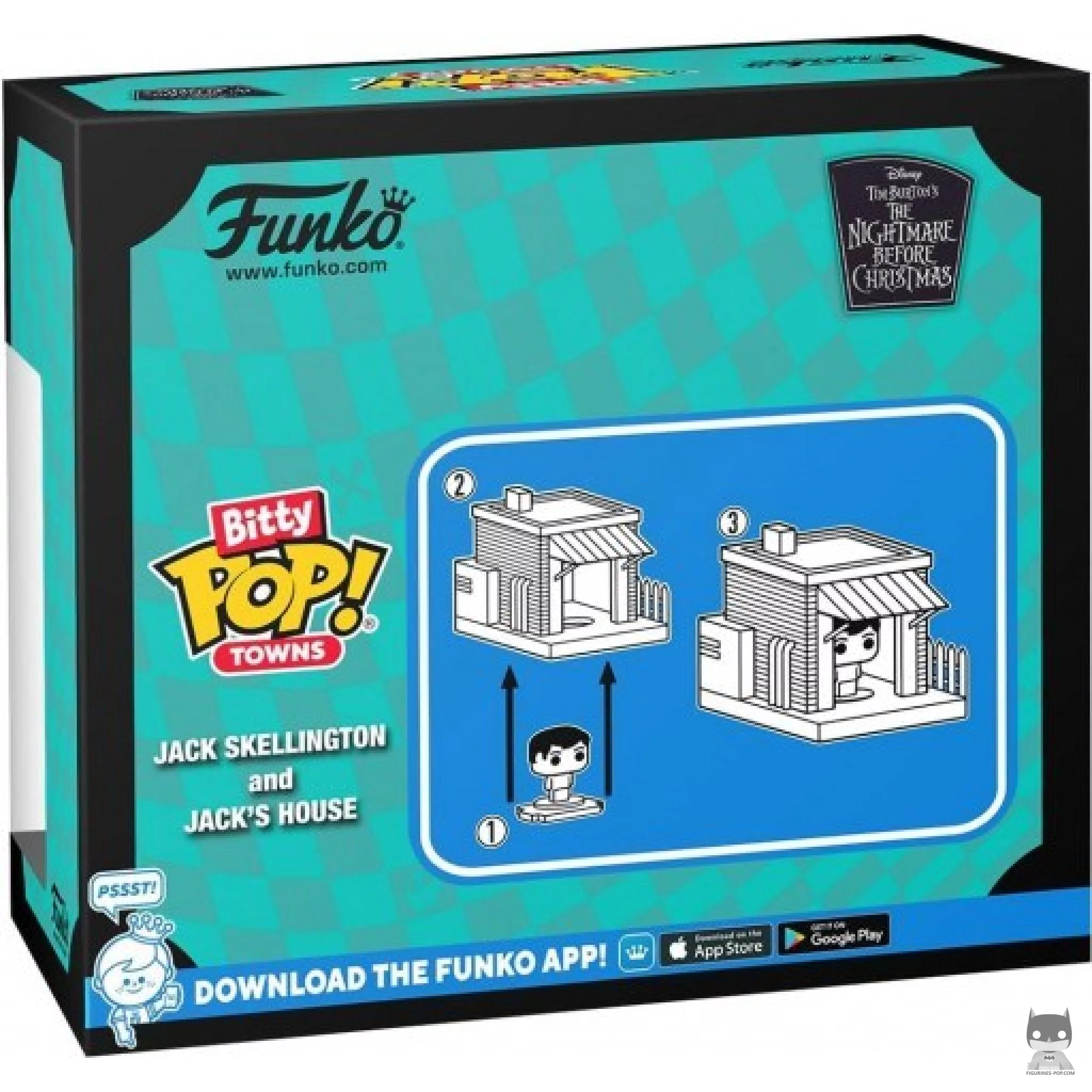 Figurine Funko POP Jack et sa Maison (L'Etrange Noël de M. Jack)