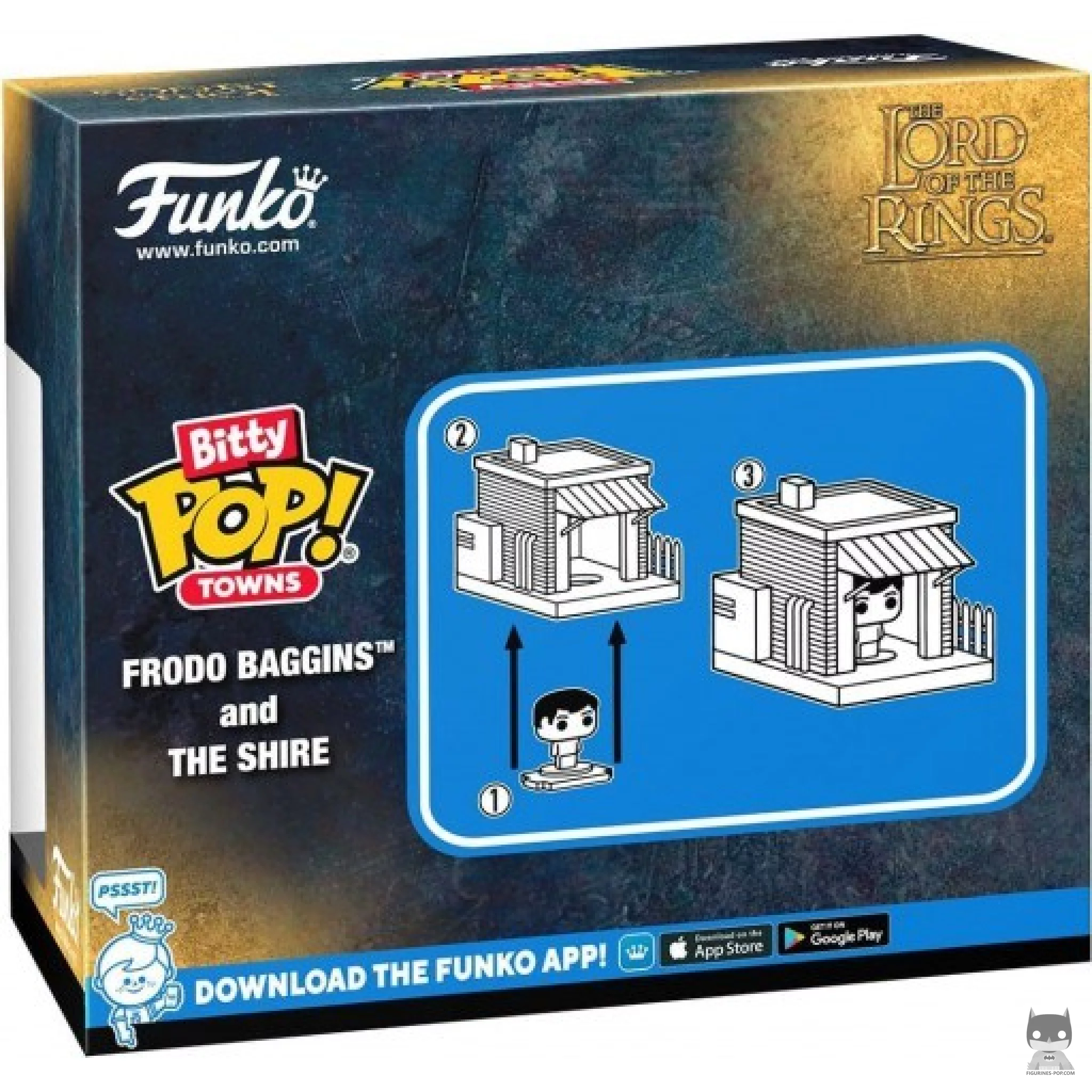 Figurine Funko POP Frodo Baggins et La Comté (Le Seigneur des Anneaux)