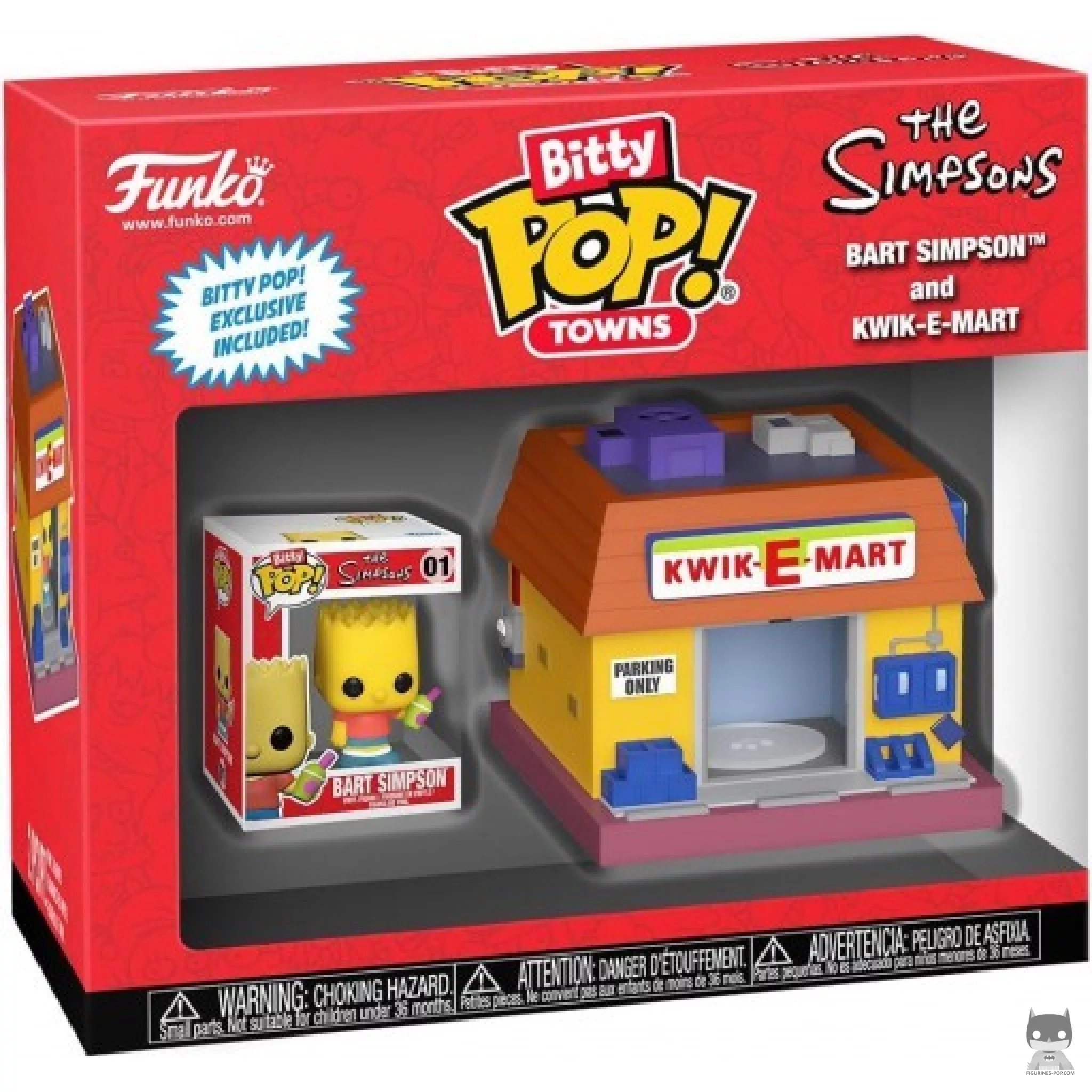 Figurine Funko POP Bart Simpson et Kwik-E-Mart avec boîte