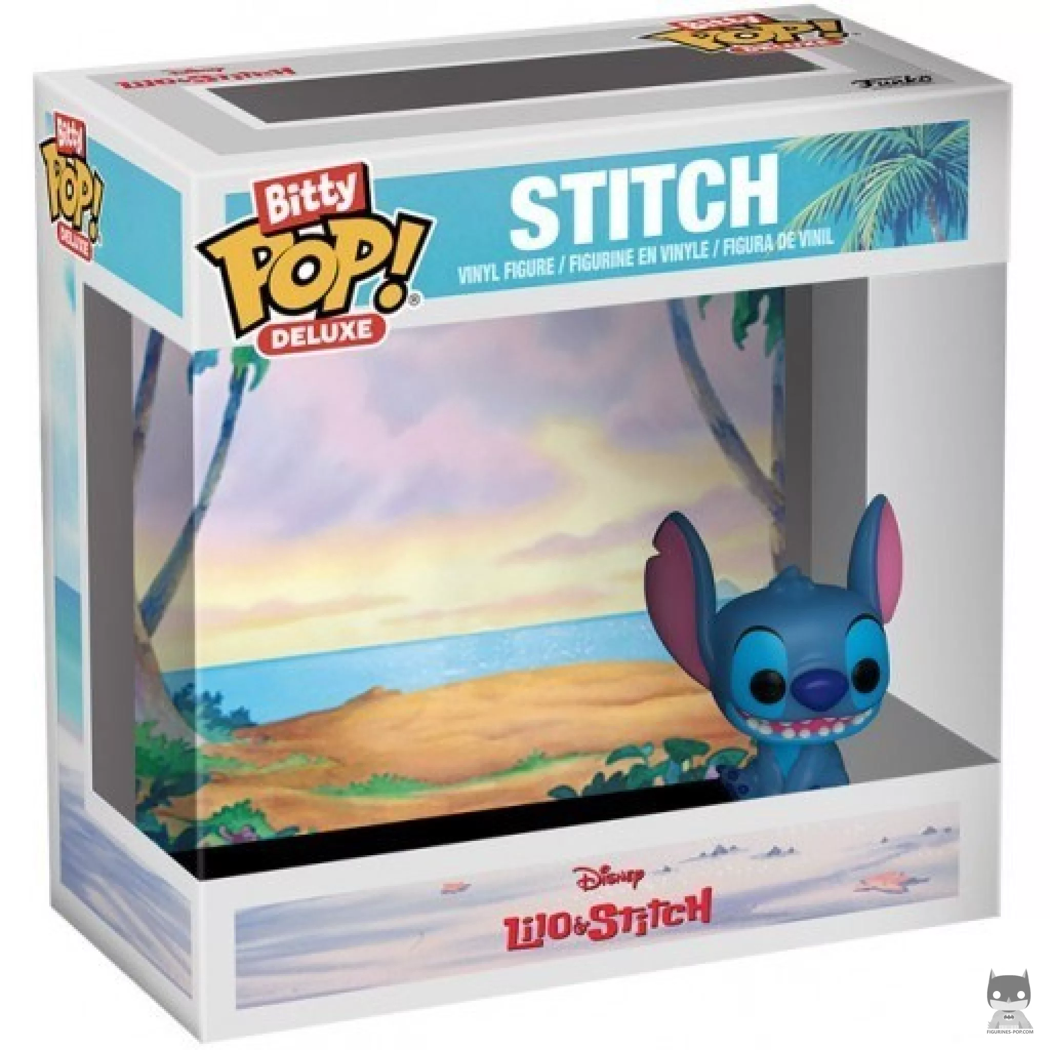 Figurine Funko POP Stitch à la Plage avec boîte