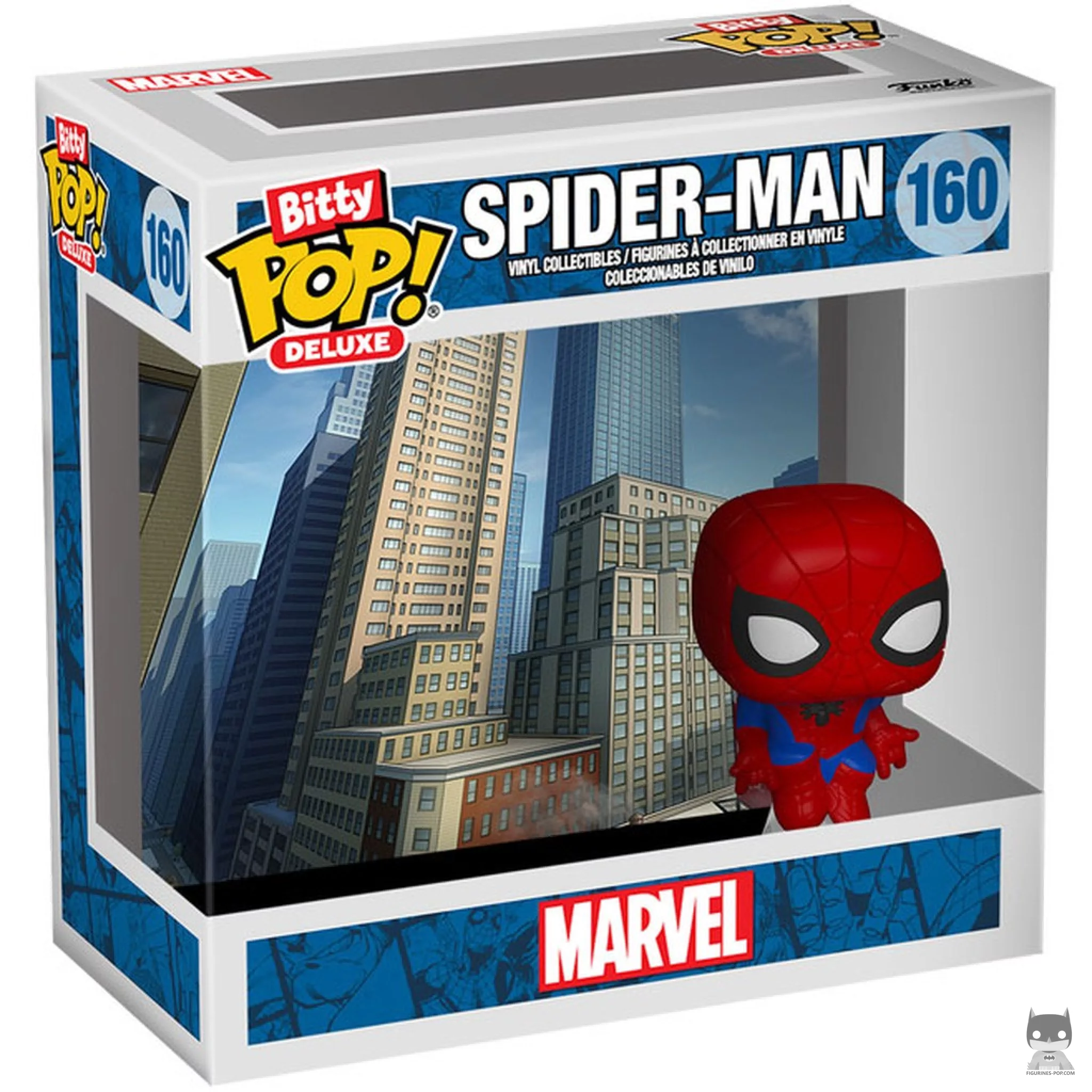 Figurine Funko POP Spider-Man (Cityscape) avec boîte