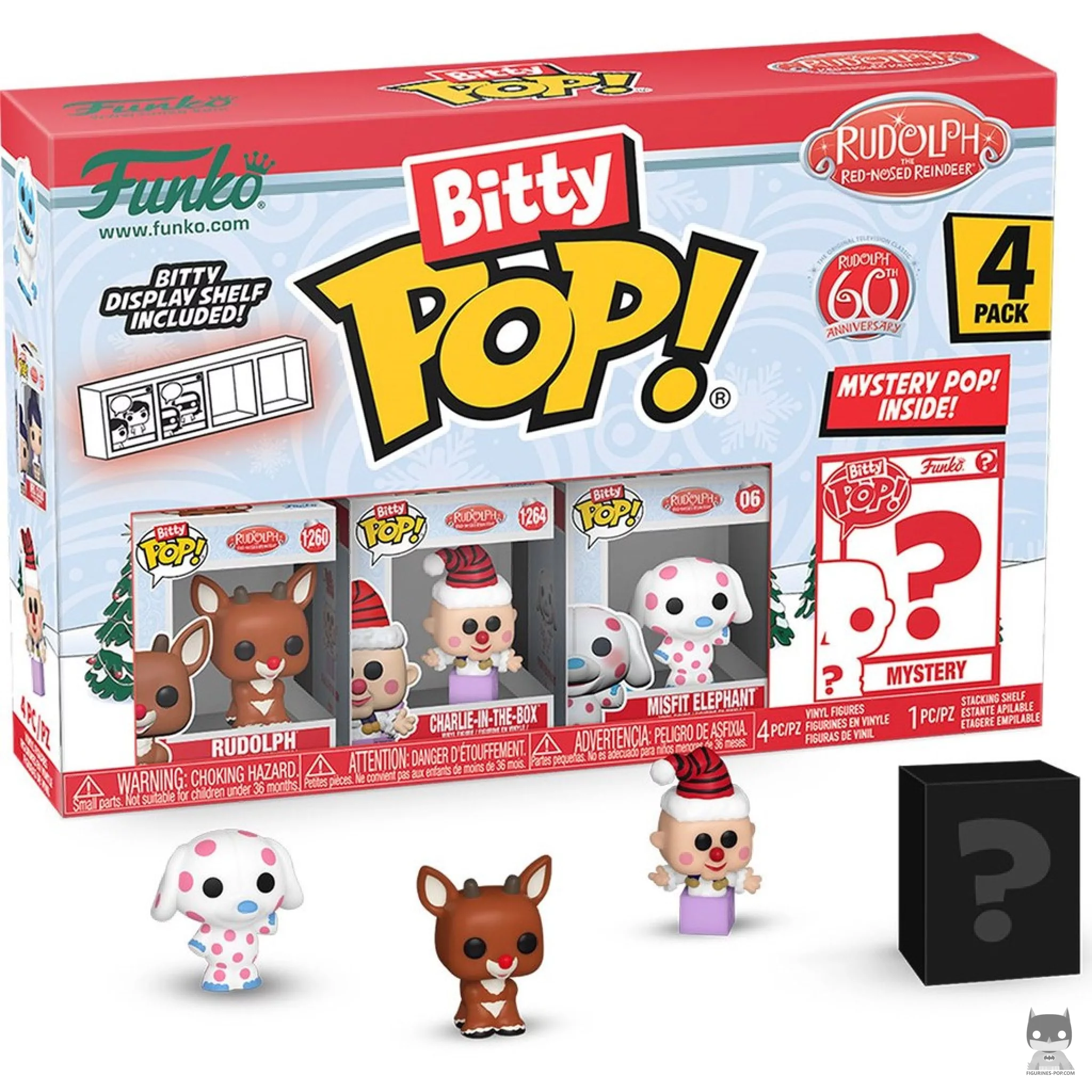 Figurine Funko POP Rudolphe le renne au nez rouge (Série 3) (Rudolphe le renne au nez rouge)