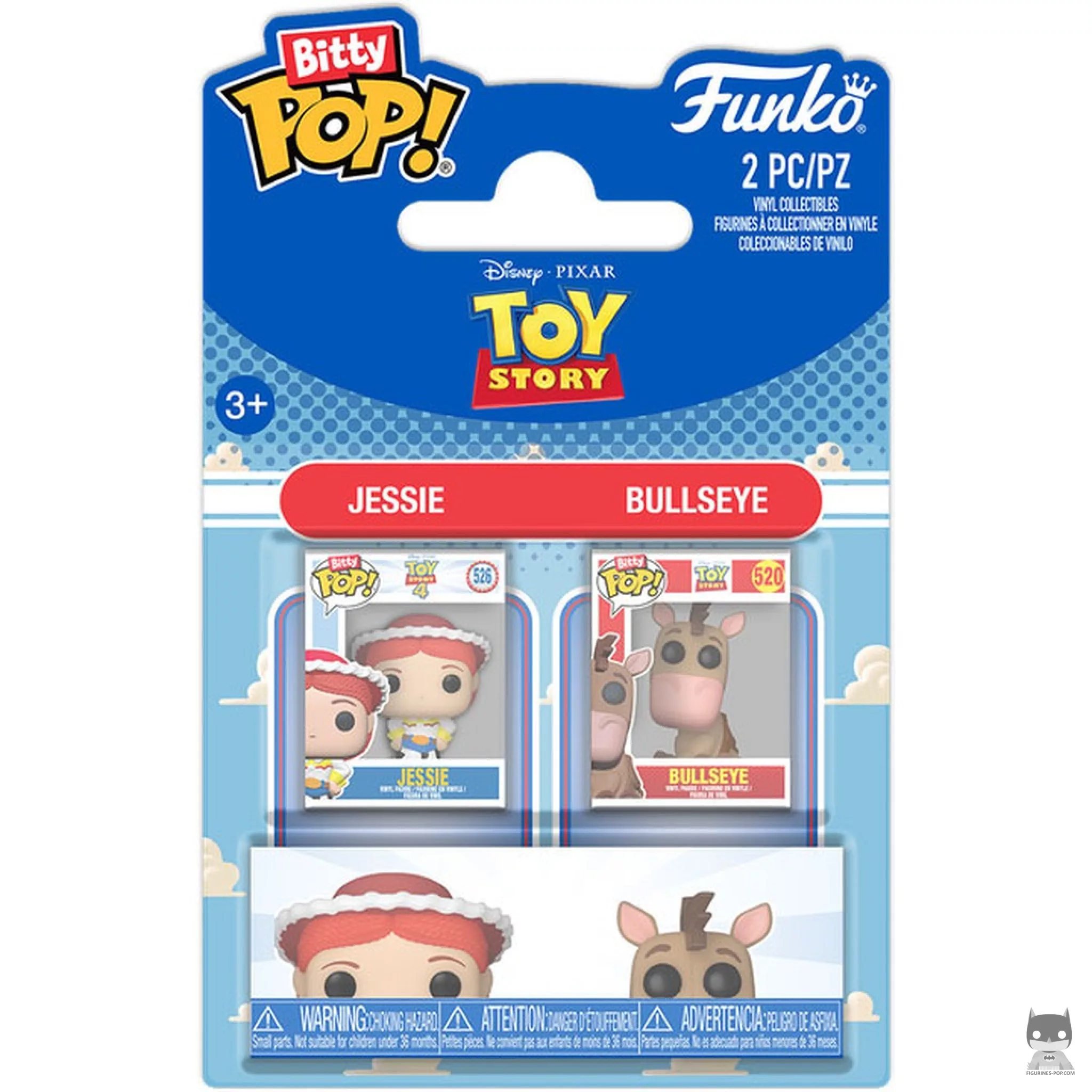 Figurine Funko POP Jessie & Pile-Poil avec boîte