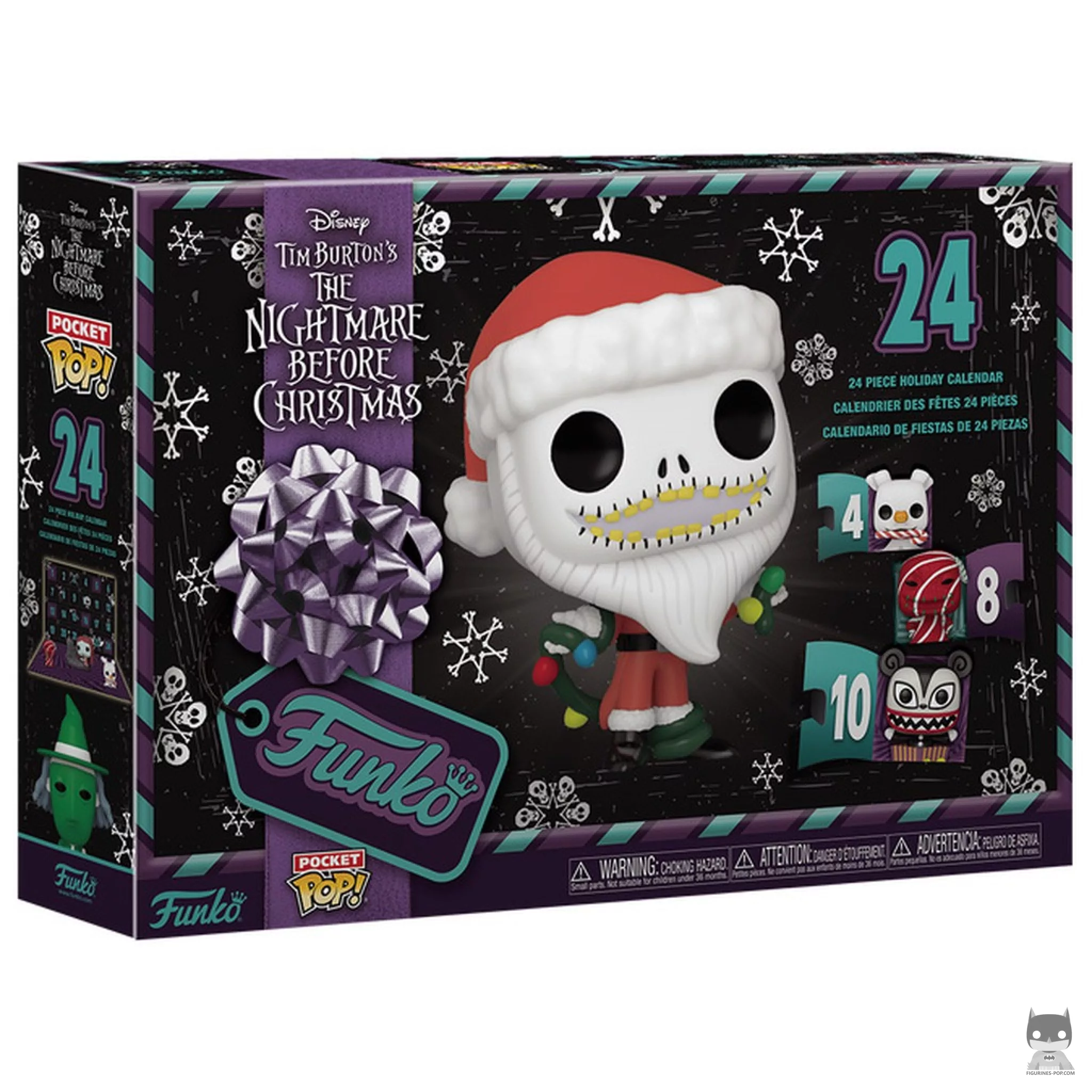 Figurine Funko POP Calendrier de l'Avent L'Etrange Noël de M. Jack 2025 avec boîte