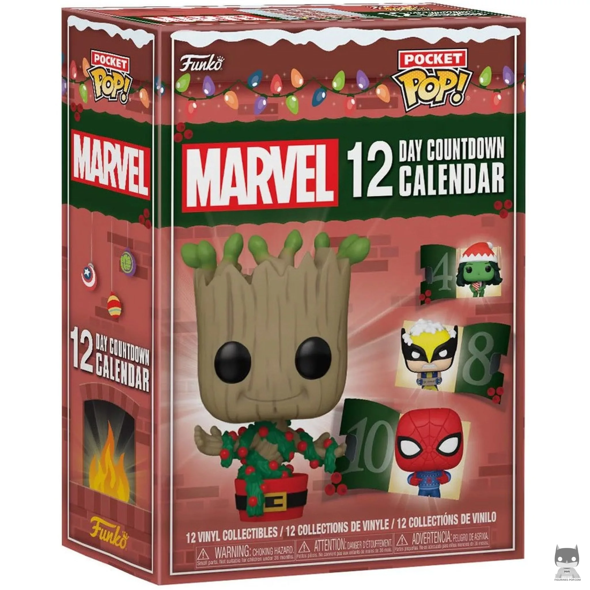Figurine Funko POP Calendrier de l'Avent Marvel Comics 2024 avec boîte
