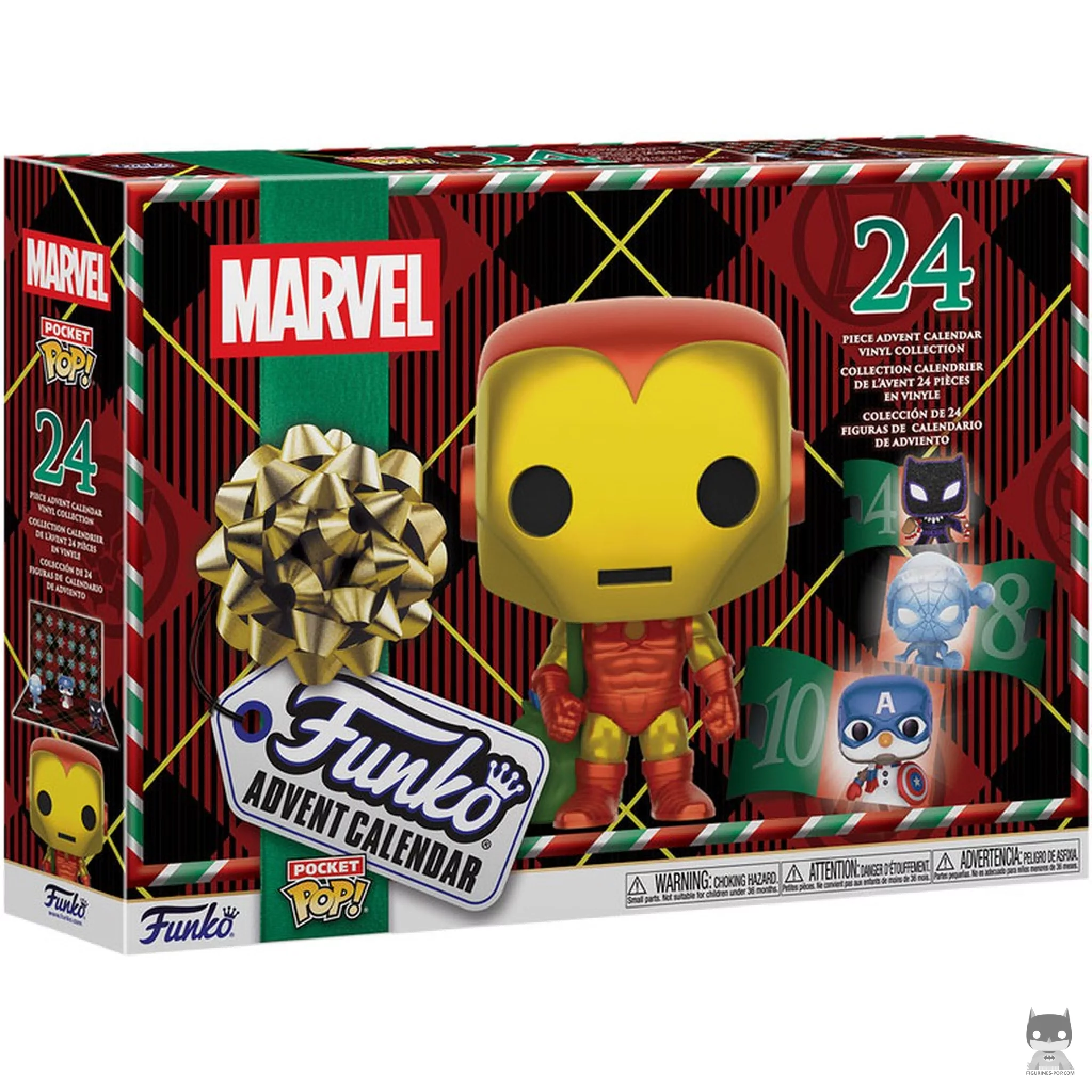 Figurine Funko POP Calendrier de l'Avent Marvel Comics 2026 avec boîte