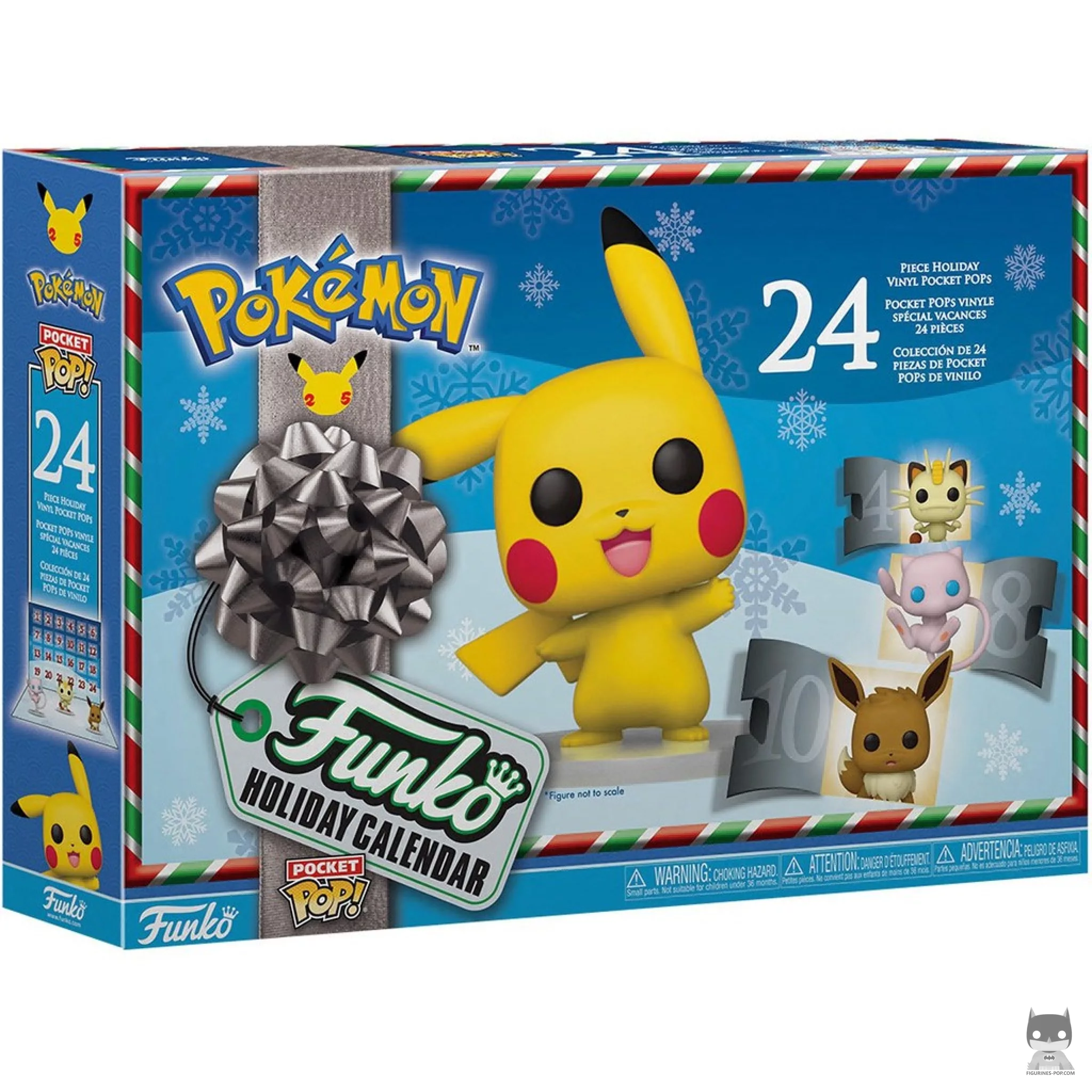 Figurine Funko POP Calendrier de l'Avent Pokémon 2021 avec boîte