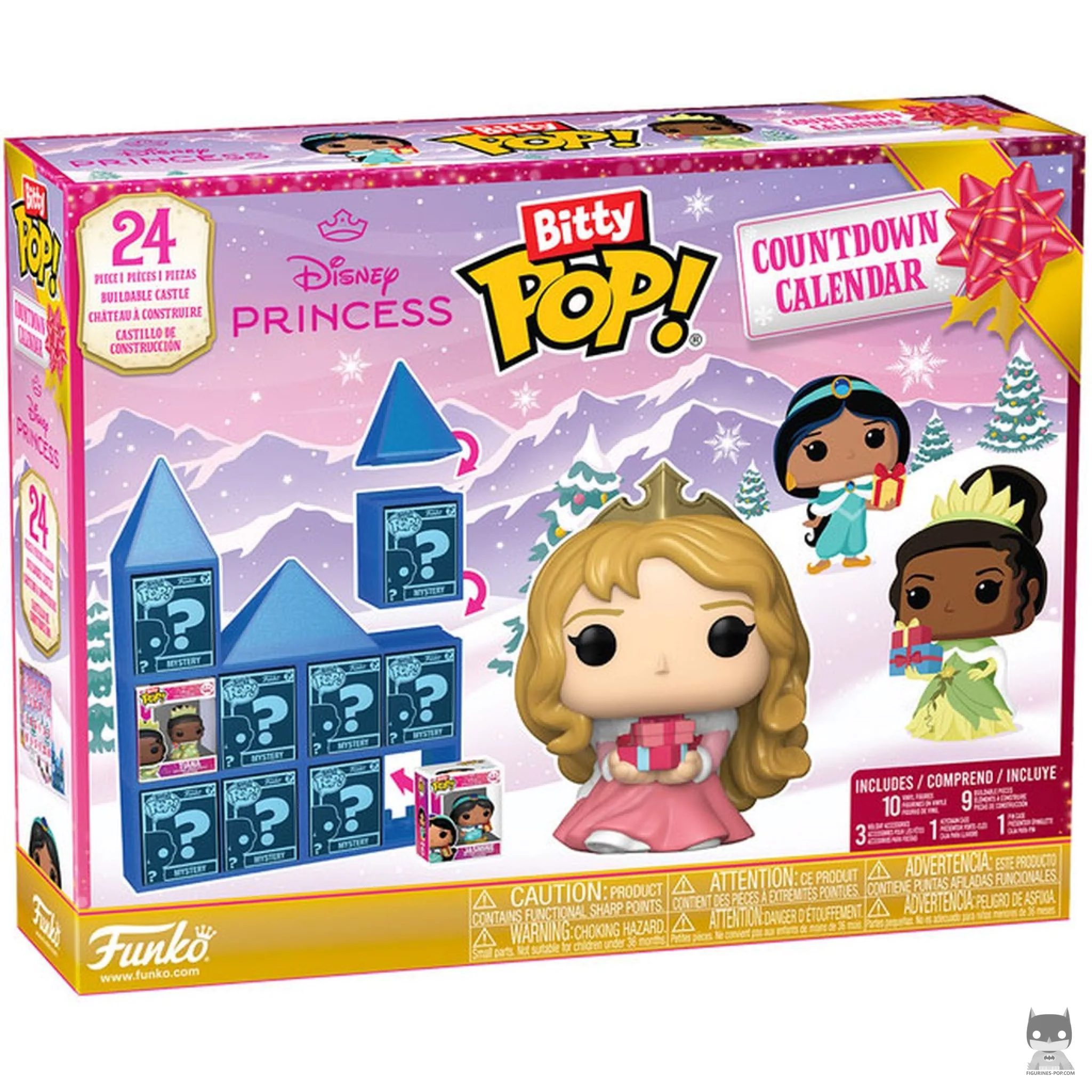Figurine Funko POP Calendrier de l'Avent Princesses Disney 2025 avec boîte