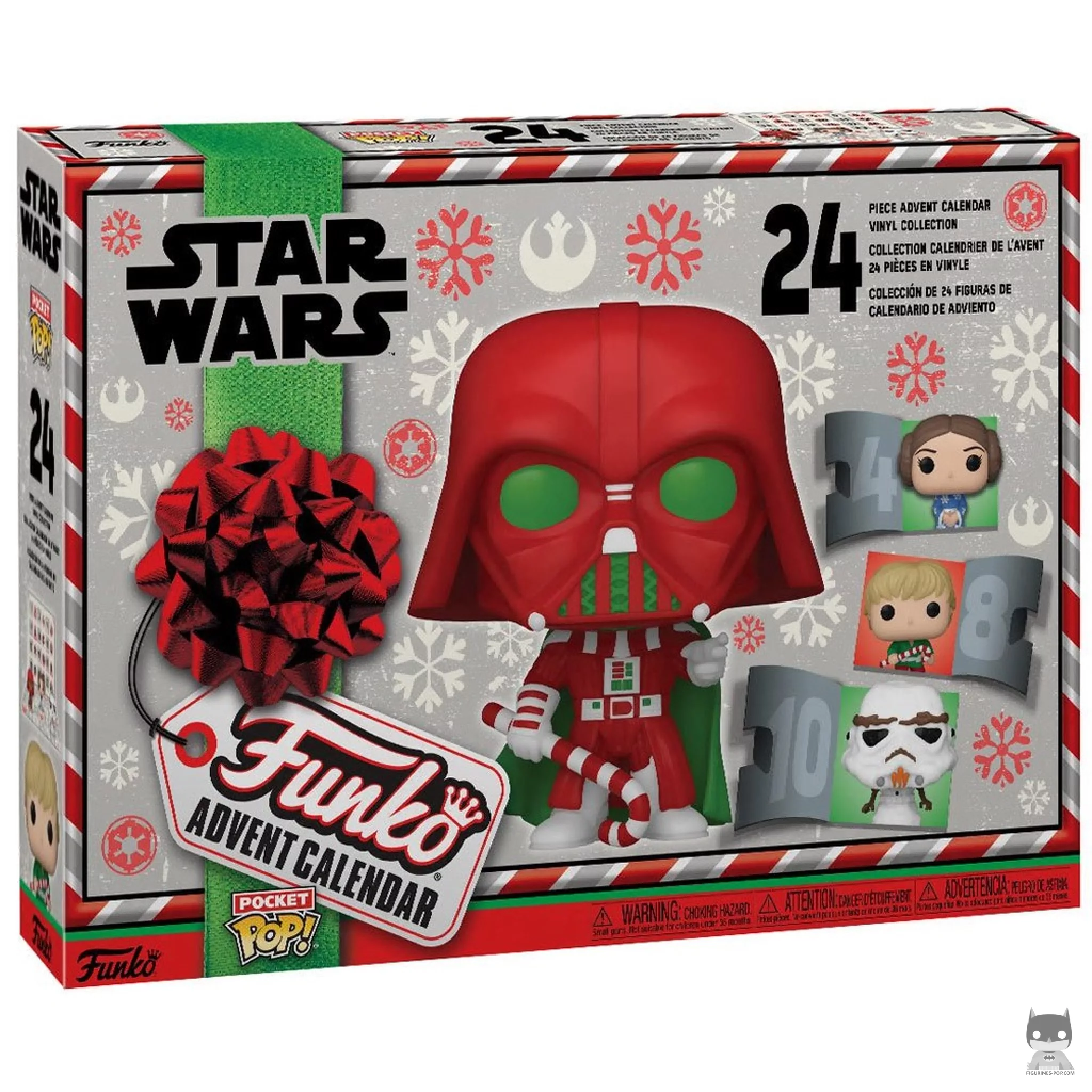Figurine Funko POP Calendrier de l'Avent Star Wars (Noël) 2022 avec boîte