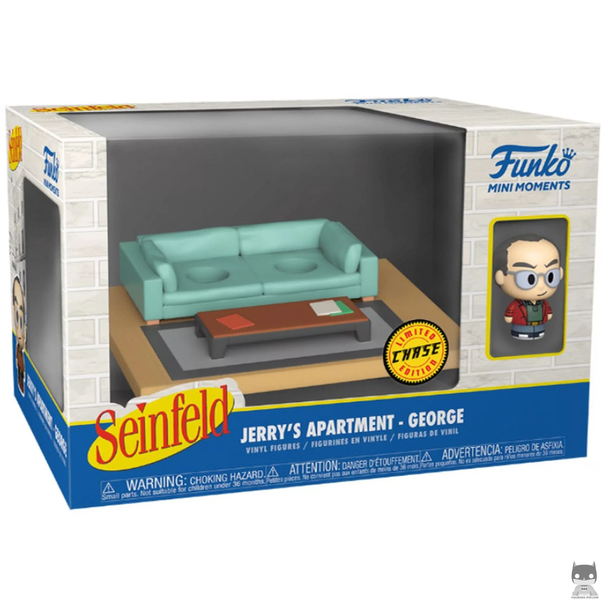 Figurine Funko POP Appartement de Jerry - George (Chase) avec boîte