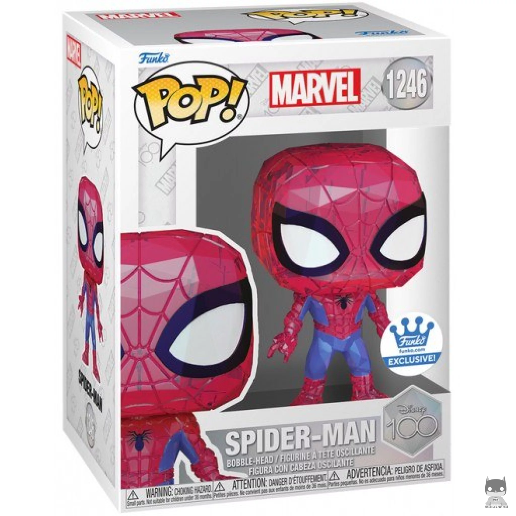 Figurine Funko POP Spider-Man (Facet) avec boîte