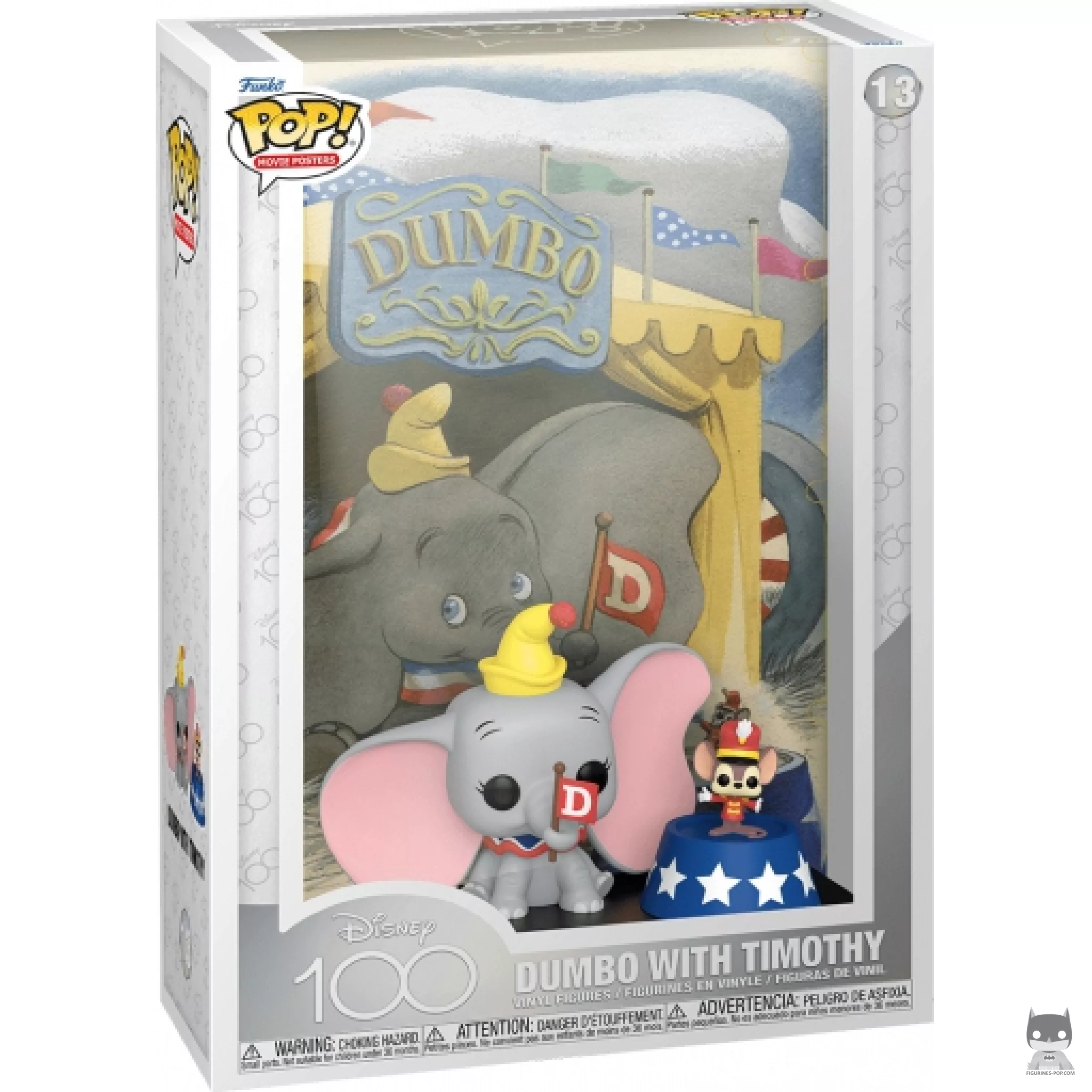 Figurine Funko POP Dumbo avec Timothée avec boîte