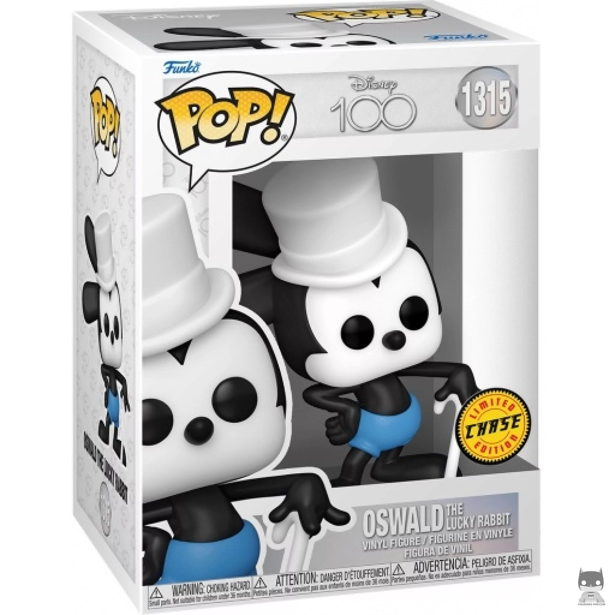 Figurine Funko POP Oswald Le Lapin Chanceux (Chase) avec boîte