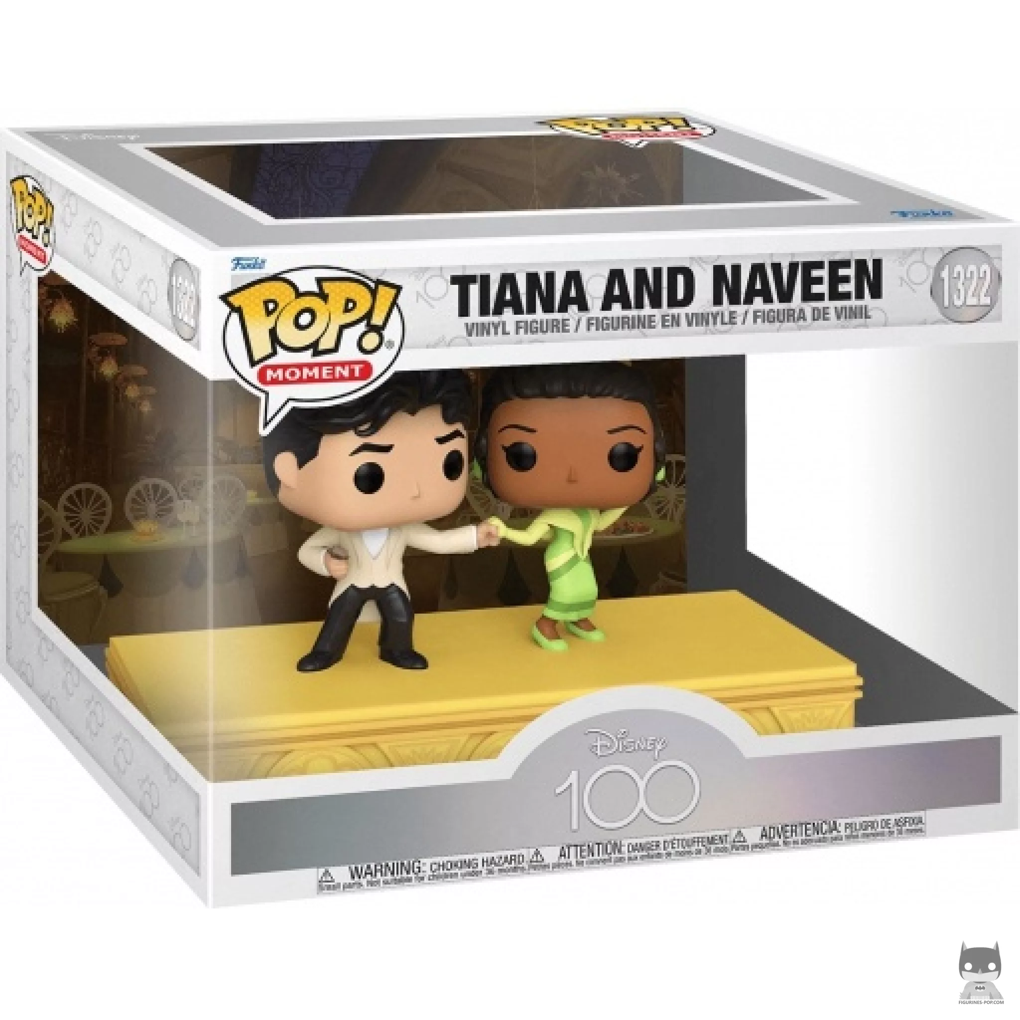 Figurine Funko POP Tiana & Naveen avec boîte