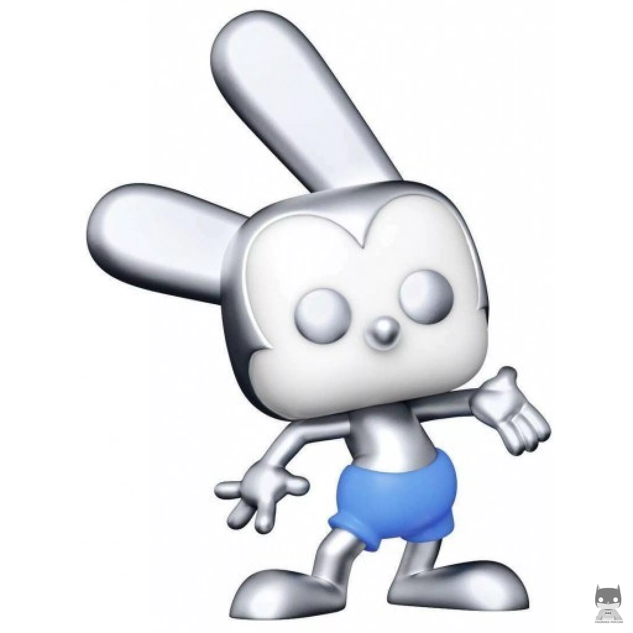 Figurine Funko POP Oswald Le Lapin Chanceux (Silver) (100 ans de Disney)